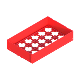 Render of MODULITH 270 Gridfinity Decor Drawer - 2W-1H